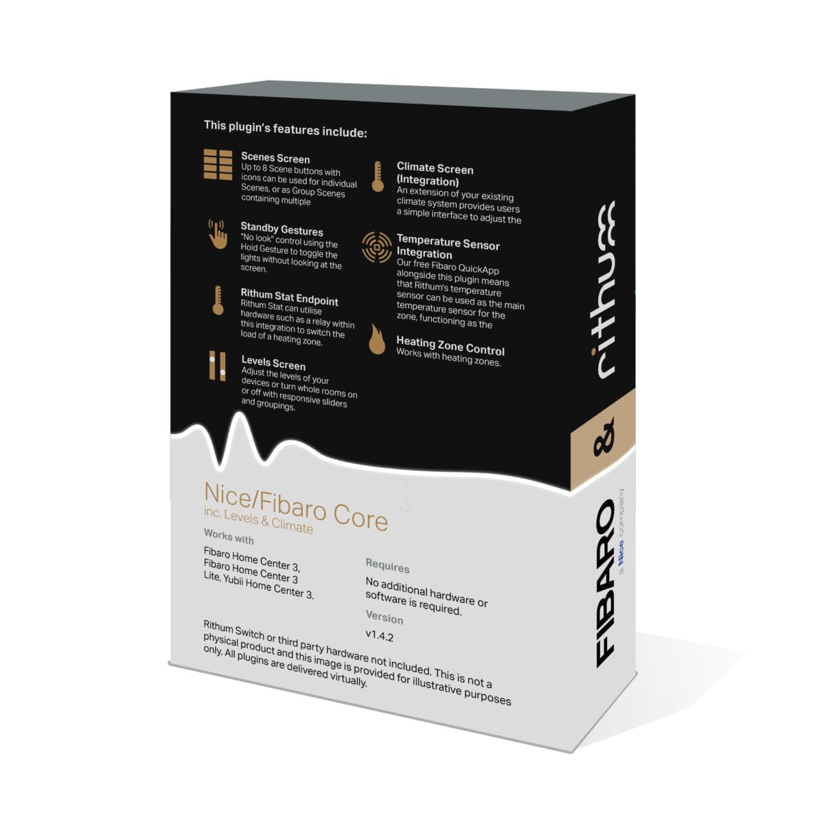 Rithum Fibaro Core Plugin box back