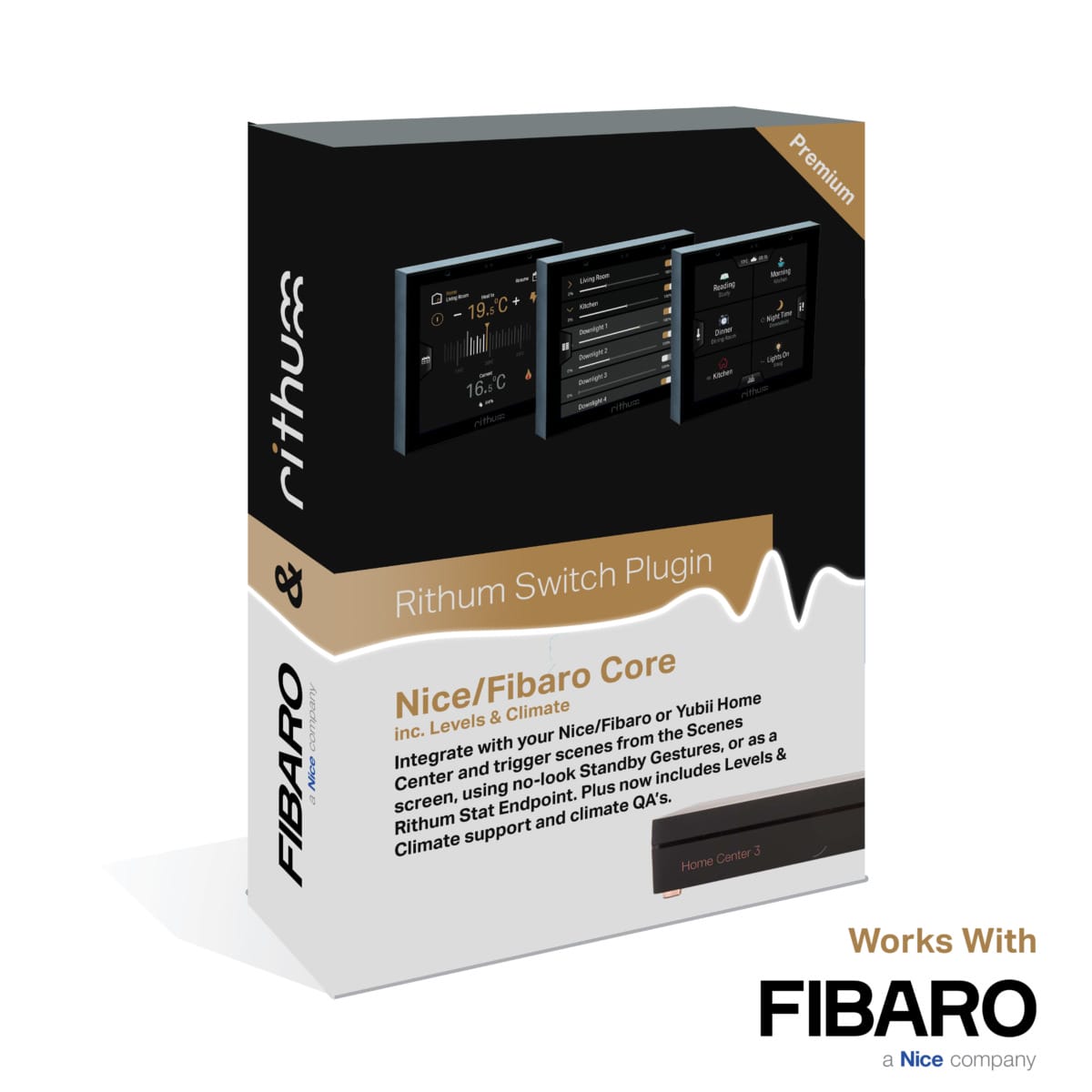 Rithum Fibaro Core Plugin box front