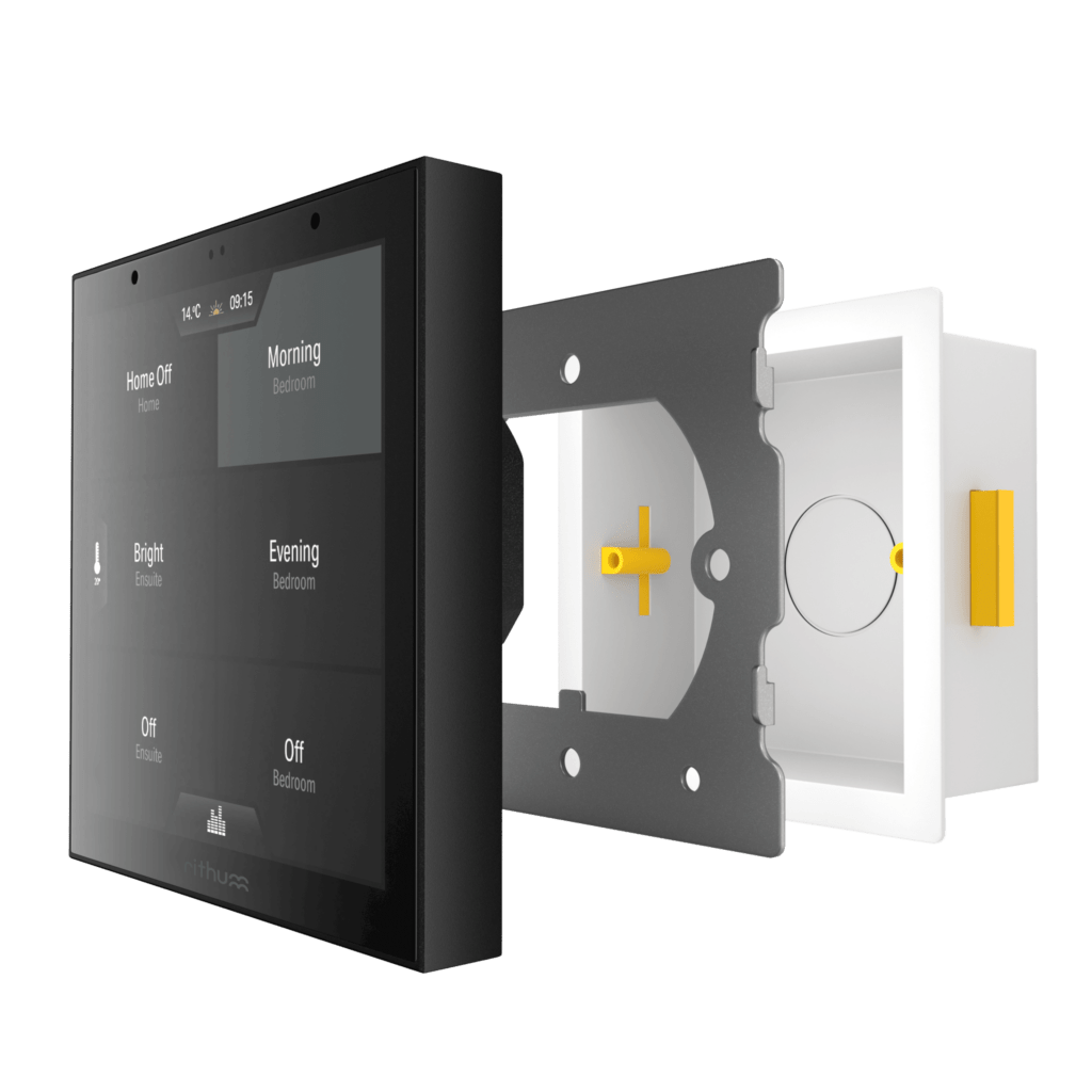 smart home touchscreen control panel exploded view
