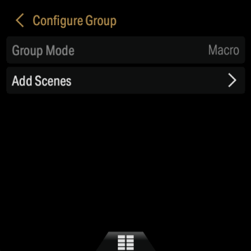 Rithum Switch configuring Group Scene