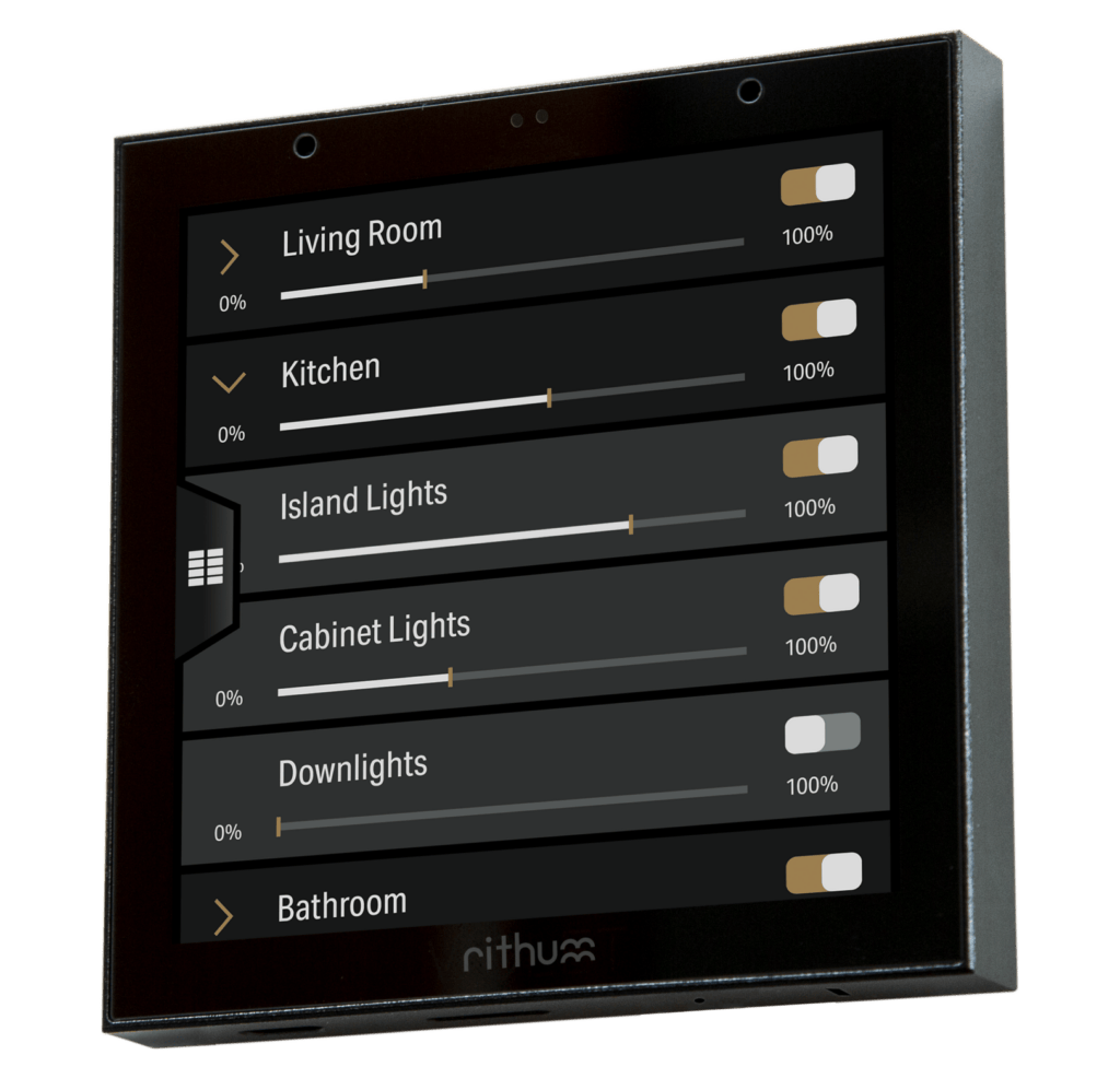 Rithum Levels Screen smart lighting system