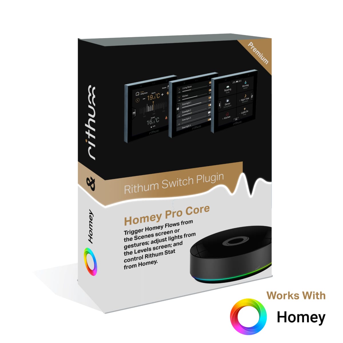 Rithum Switch Homey Pro Core plugin box front