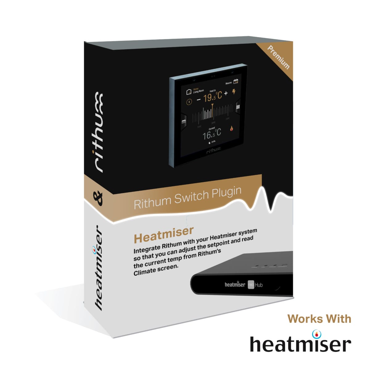 Heatmiser Rithum software box front