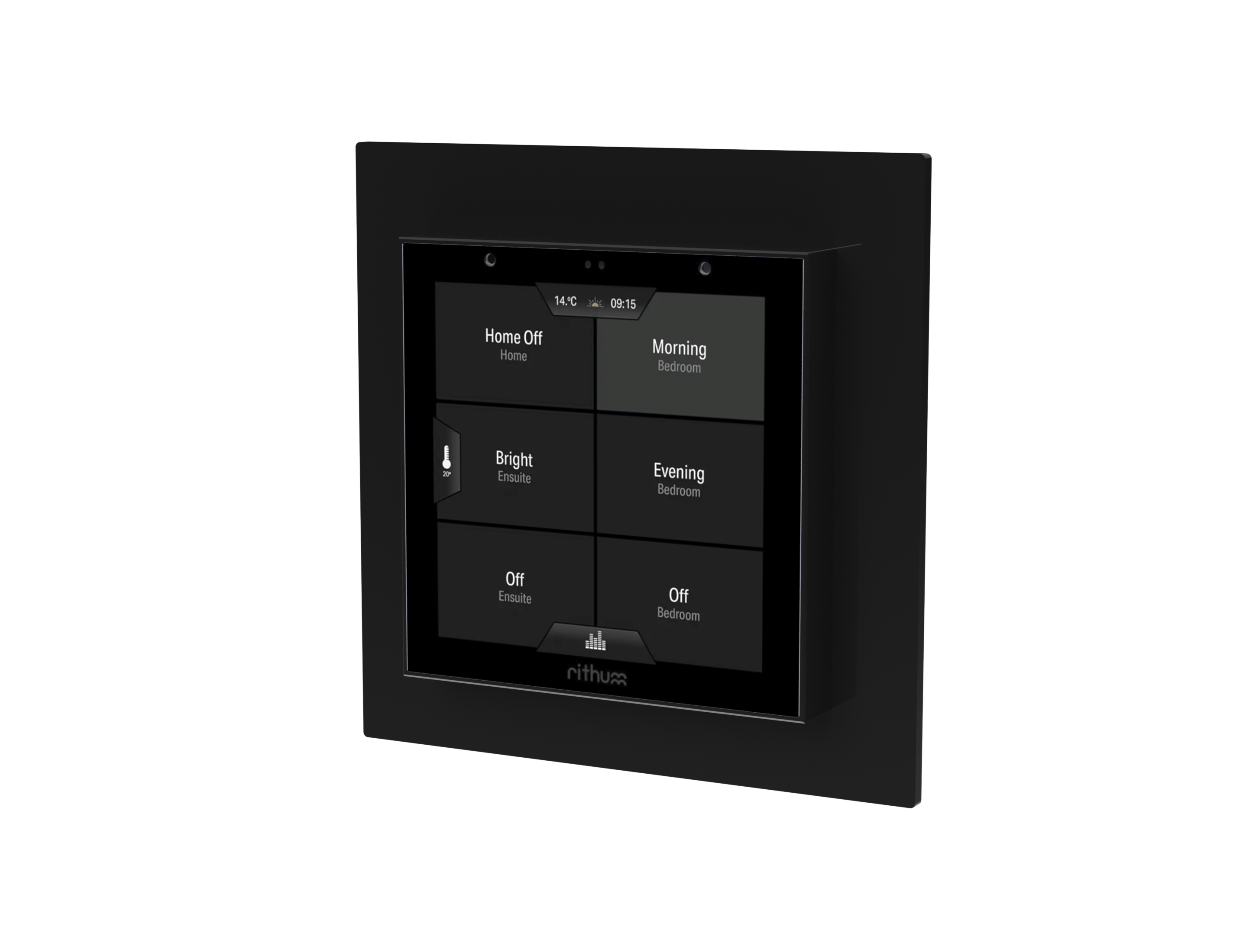 Rithum J-Box Adaptor Plate Black